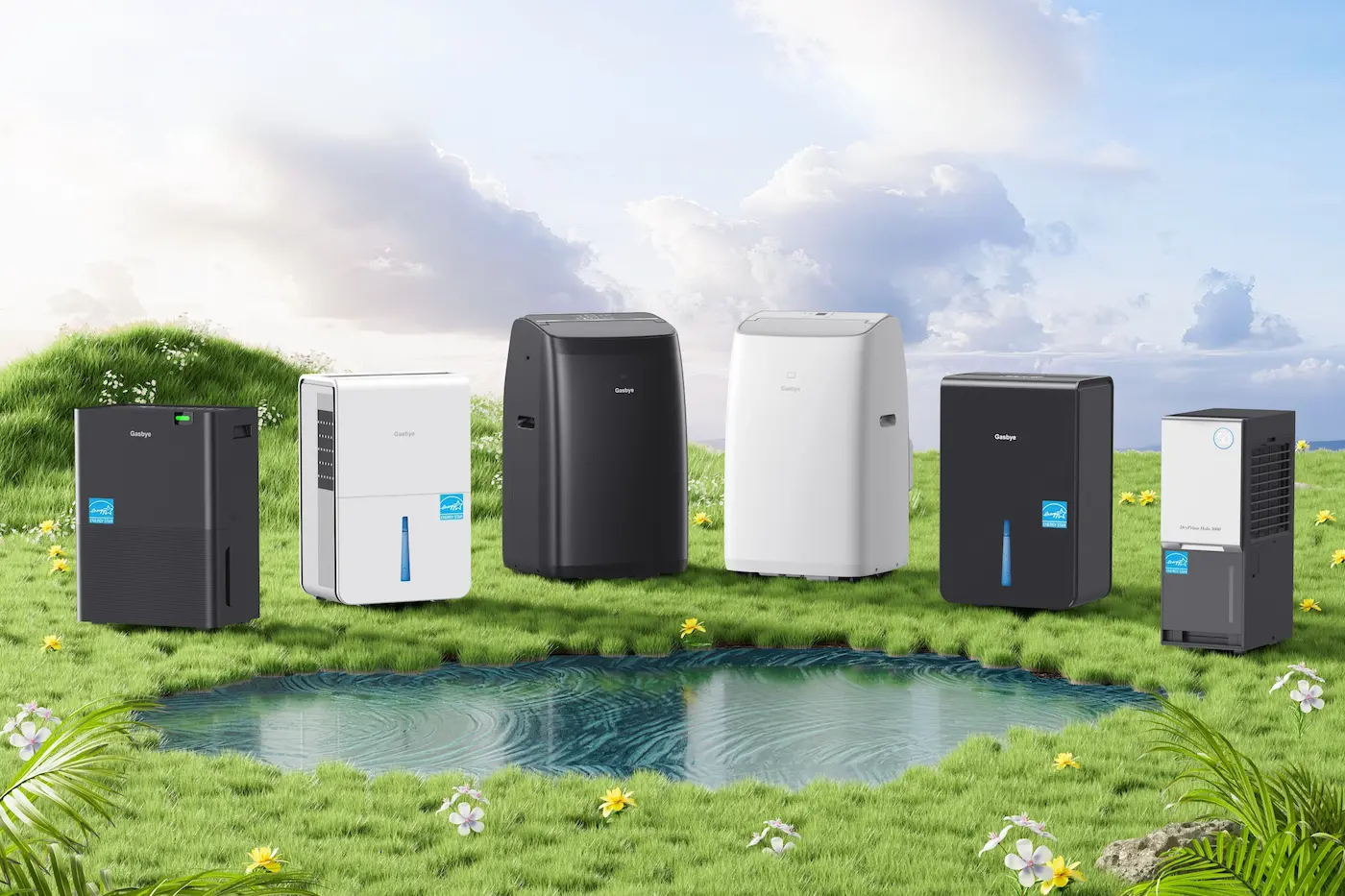 Gasbye Dehumidifier Portable Air Conditioner